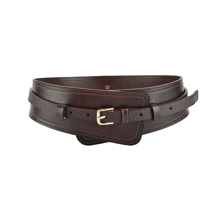 Women's Fashionable Imitation Leather Harness Wide Belt