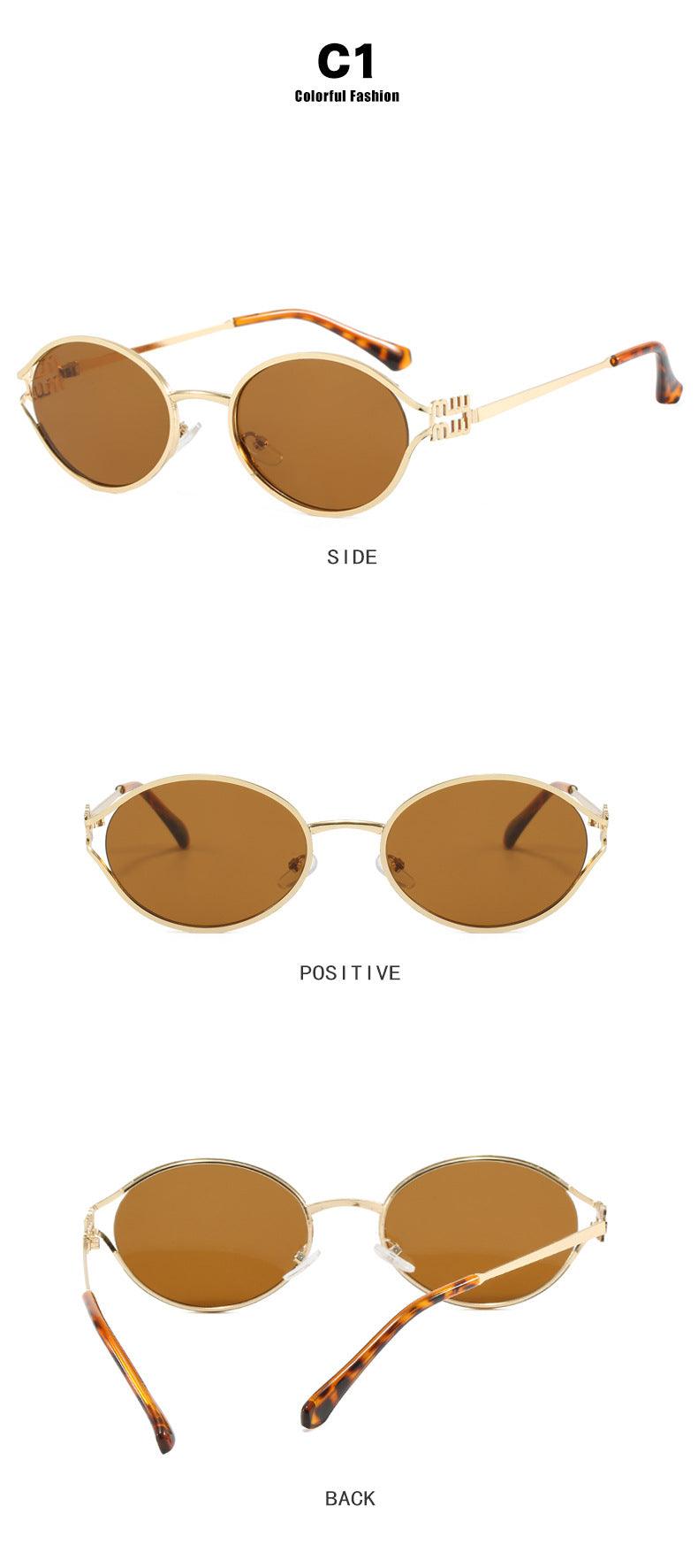 Oval Hollow Sunglasses