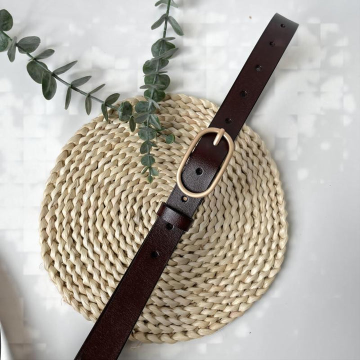 Fashion retro casual fashion pin buckle trouser belt