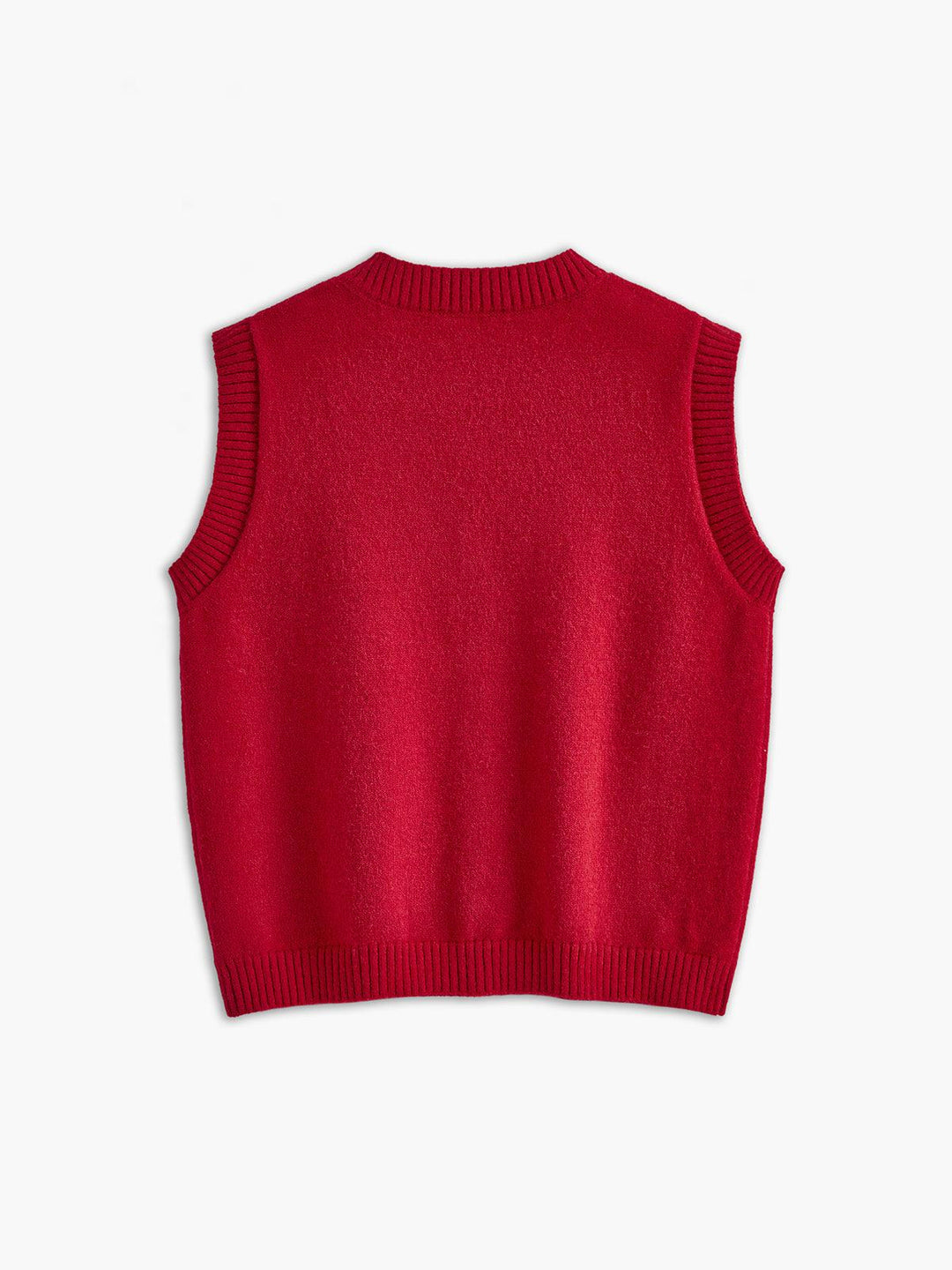 Casual Button Up Sweater Vest