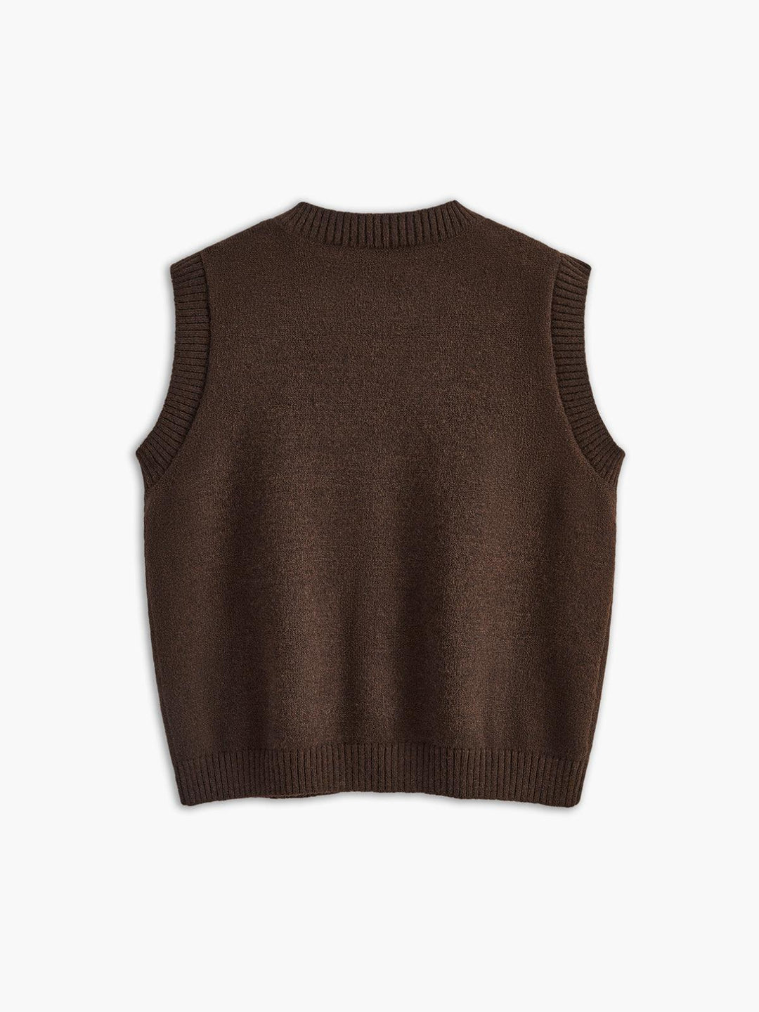 Casual Button Up Sweater Vest