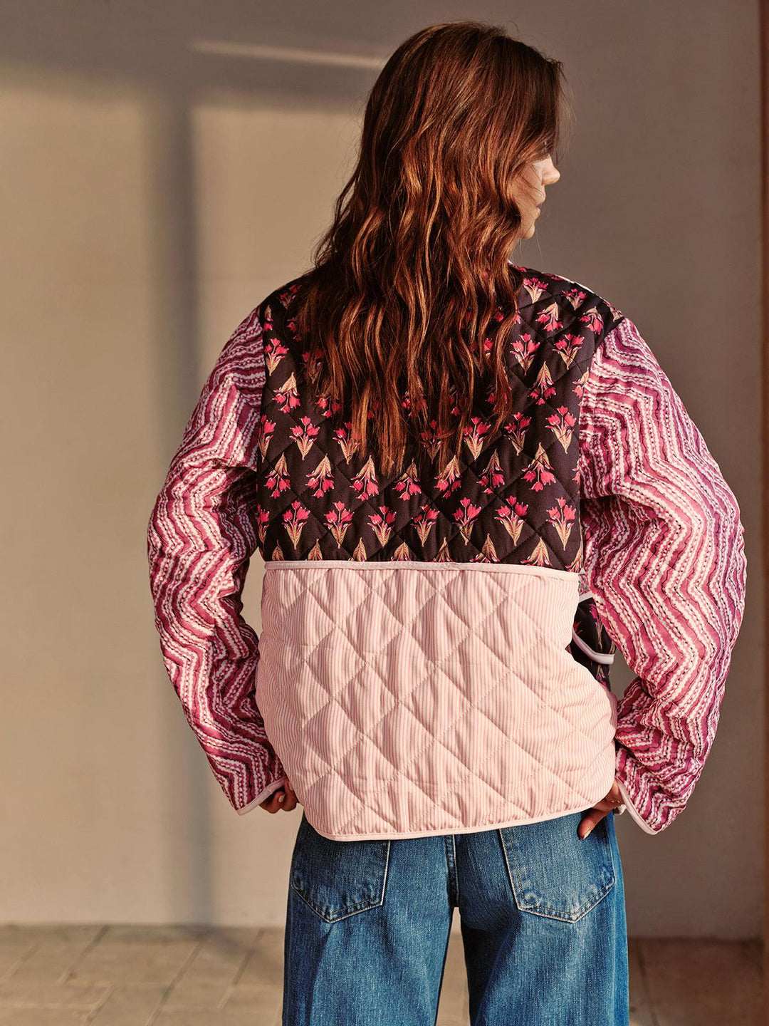 Boheme Floral Printed Winter Coat