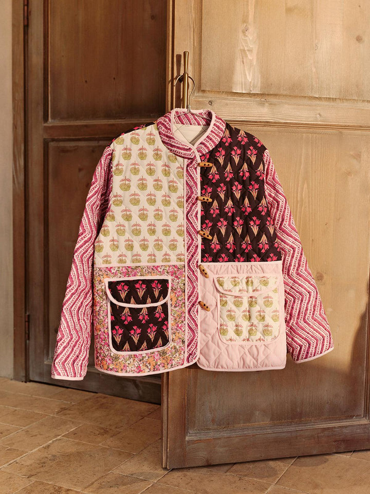 Boheme Floral Printed Winter Coat