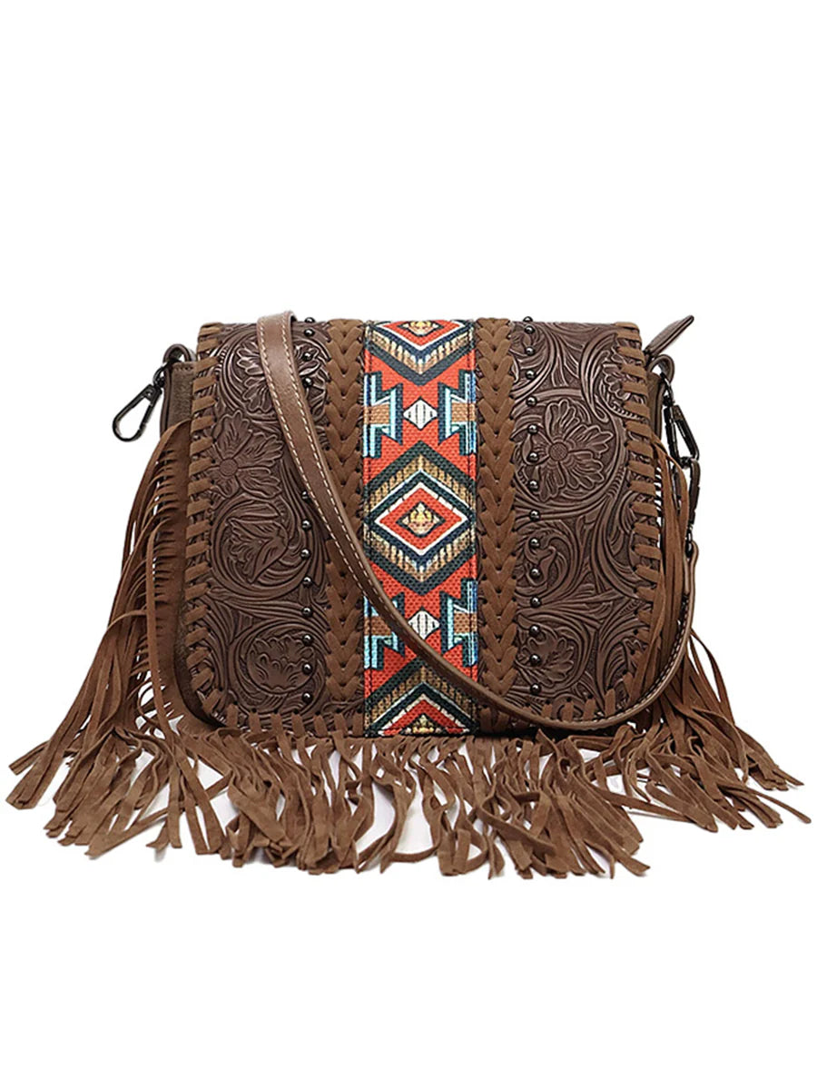 Bohemian Ethnic Style Tassel PU Bag