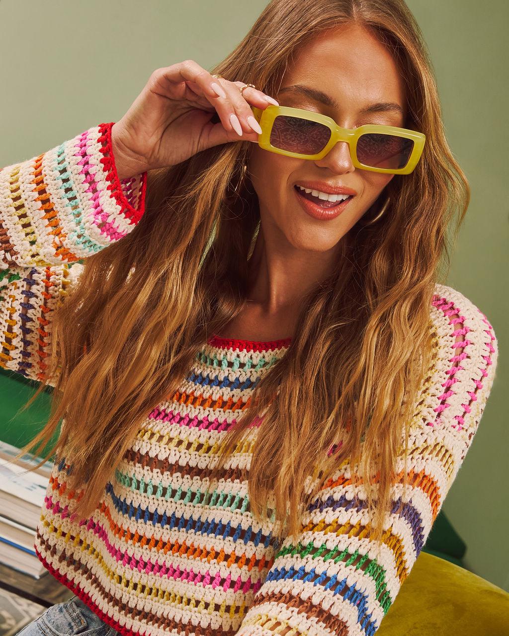 Viana Square Frame Sunglasses