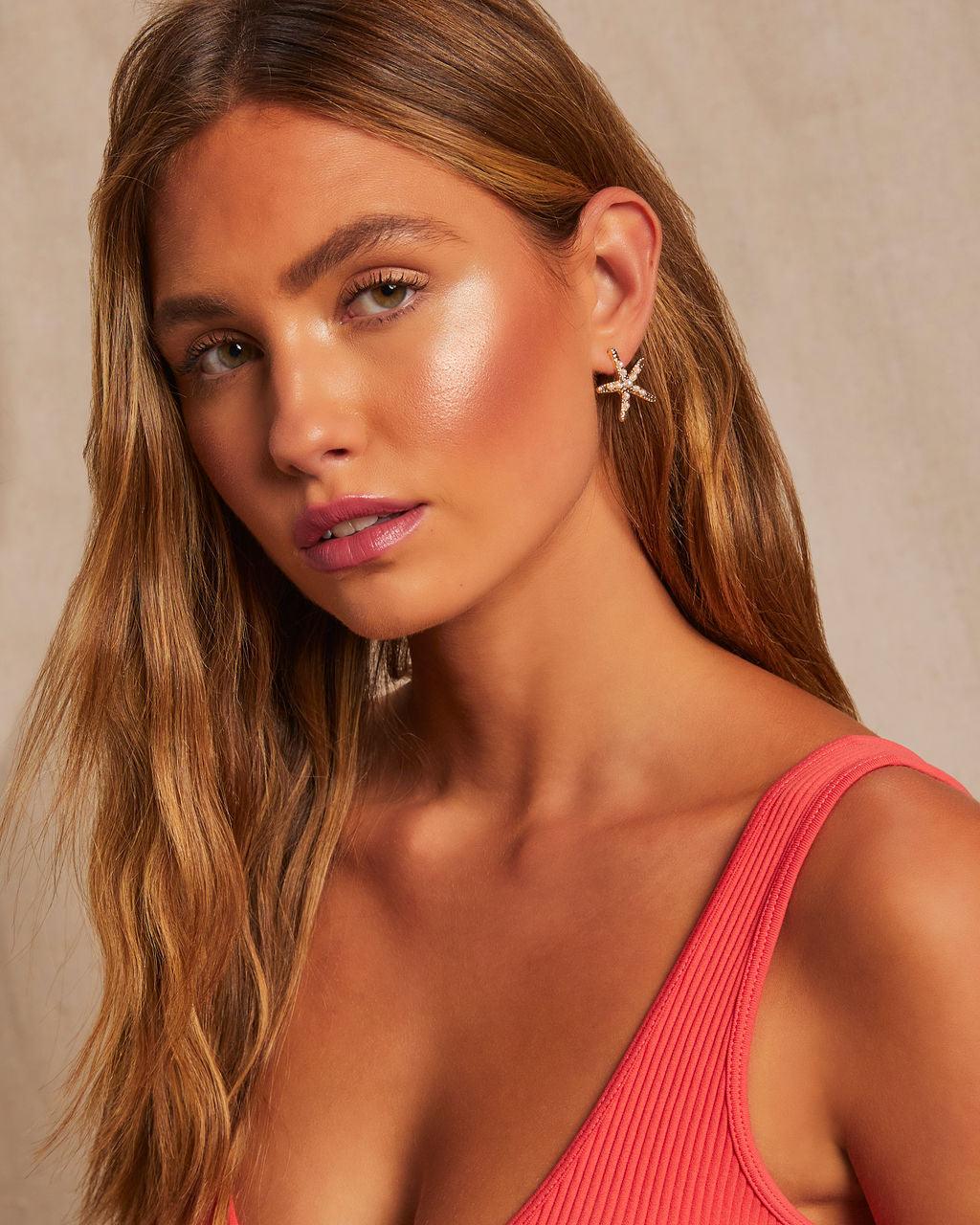 Starfish In The Sea Earrings