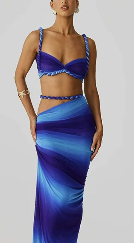 Zenaya Skirt - Pearl Marble