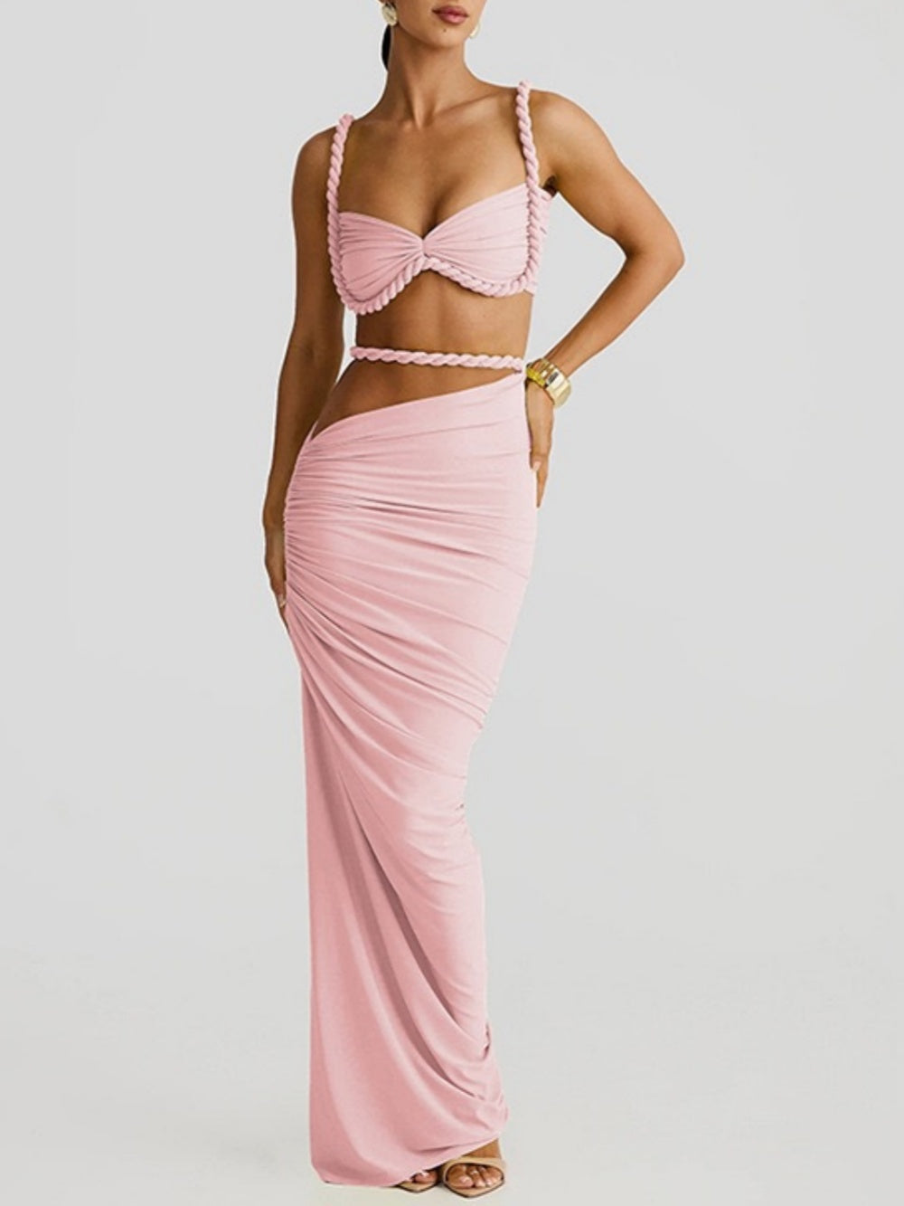 Zenaya Skirt - Pearl Marble