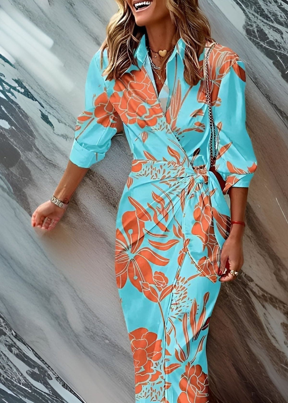 The Most Beautiful Wrap Dress