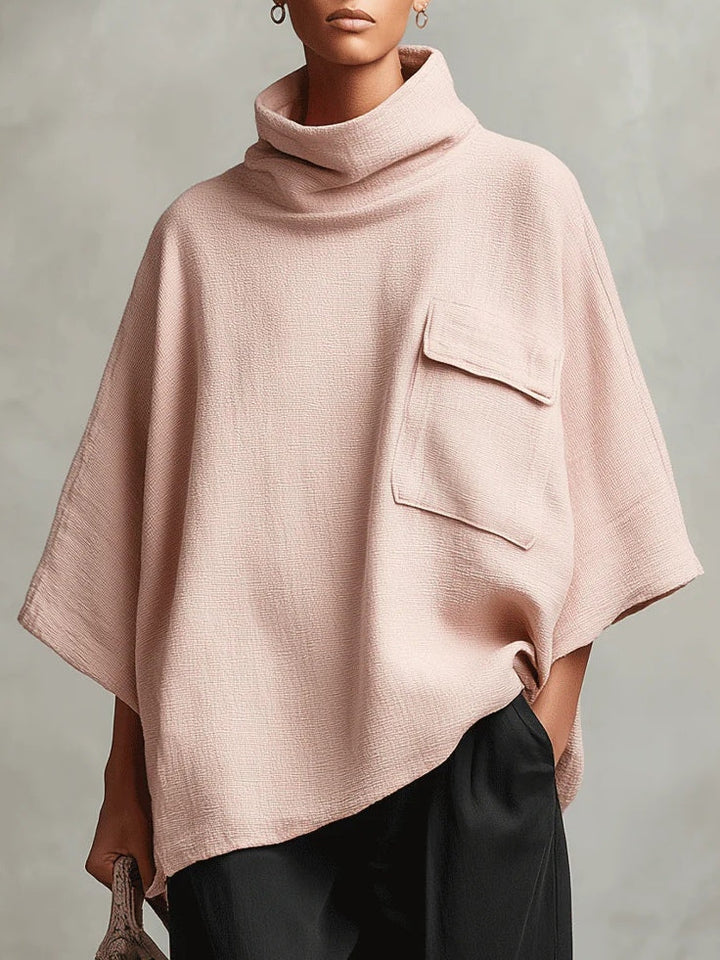 Pink Bohemian Linen Blend Tie Pocket Straight-Leg Two-Piece Suit